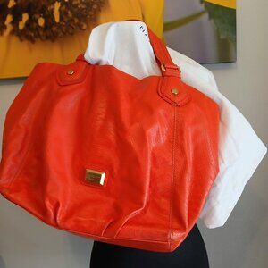 GUC Marc By Marc Jacobs Faux Leather Autumn Orange Shoulder Bag